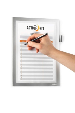 Ramka magnetyczna A4 srebrna DURAFRAME MAGNETIC NOTE 498923 DURABLE