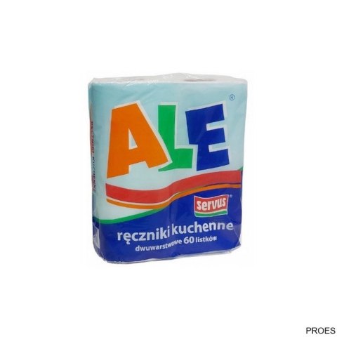 Ręcznik papierowy ALE w roli, 2W, 23x20cm, 2 rolki, 98021