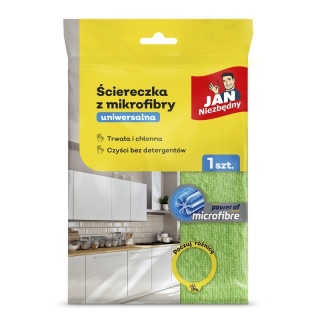 Ściereczka z mikrofibry JAN NIEZBĘDNY, uniwersalna, 284224