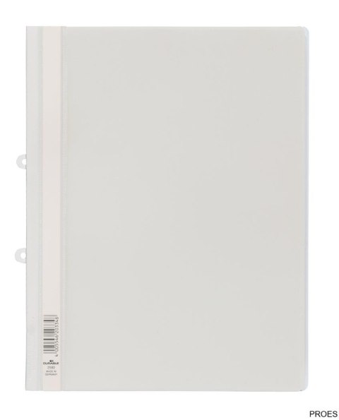 Skoroszyt A4 z PVC, z możliwością wpięcia do segregatora Biały 258002 DURABLE