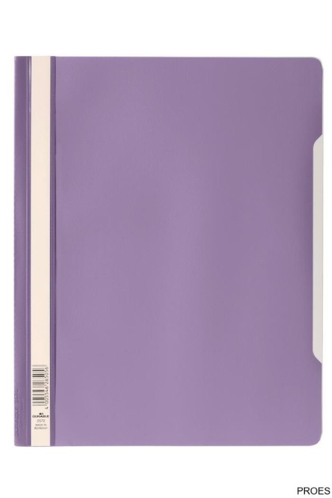 Skoroszyt A4 z przezroczystą okładką standard owy z PVC Lila 257033 DURABLE