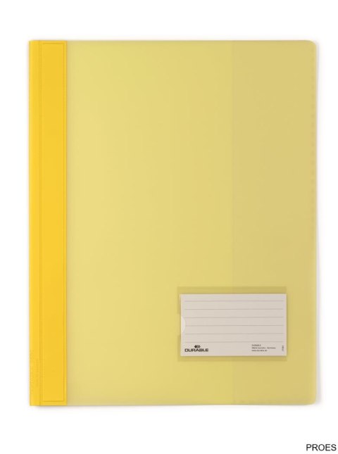 Skoroszyt DURALUX przez.268004 żółty DURABLE