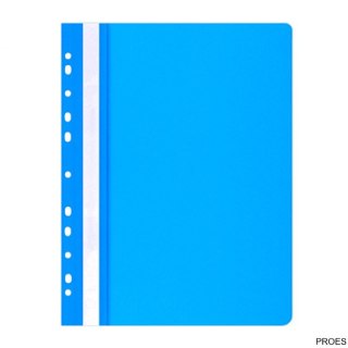 Skoroszyt , PP, A4, miękki, 100/170mikr., wpinany, niebieski, typu OFFICE PRODUCTS 21104121-01
