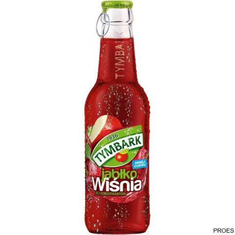 Sok TYMBARK jabłko wiśnia 250ml szklana butelka