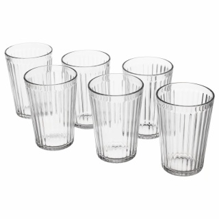 Szklanka, szkło bezbarwne, 31ml 6 szt./op. VARDAGEN