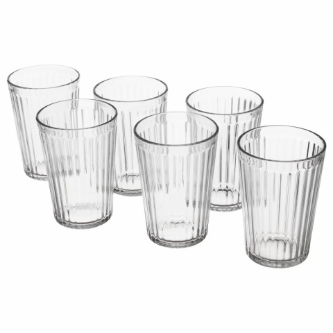 Szklanka, szkło bezbarwne, 31ml 6 szt./op. VARDAGEN
