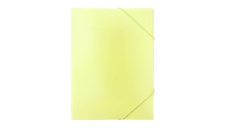Teczka z gumką A4 PP pastel żółta TGP-A4-03