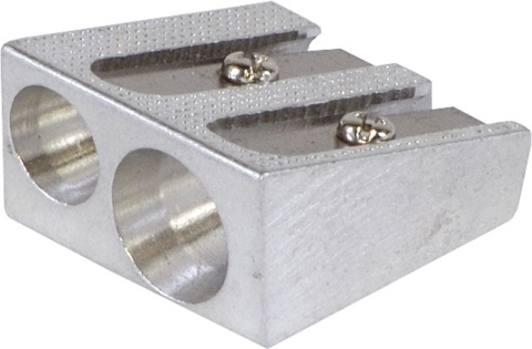 Temperówka DONAU, aluminiowa, podwójna, srebrna 7862001PL-99