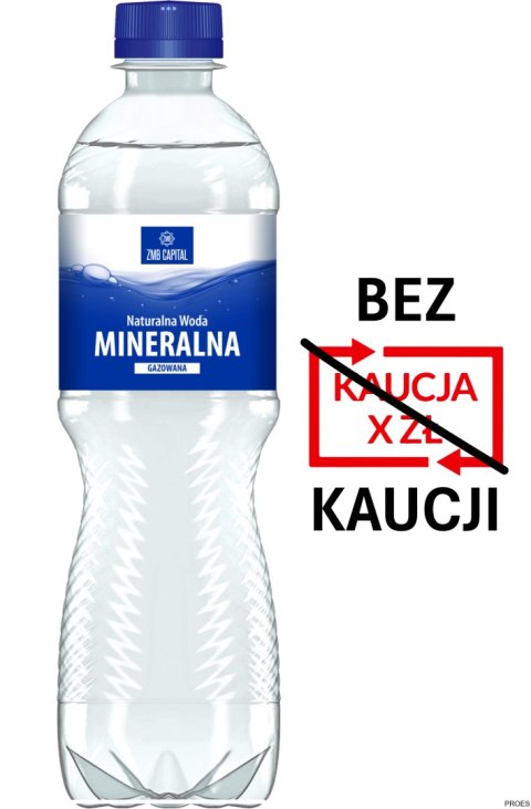 Woda USTRONIANKA ZMB gazowana 0.5L zgrzewka 12 szt. BEZ KAUCJI