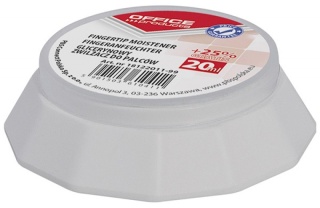 Zwilżacz glicerynowy OFFICE PRODUCTS, do palców, 20ml+25%, atest PZH, eukaliptus, 18122011-99