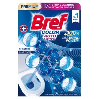 BREF Zawieszka WC COLOR AUTO AKTIV 2x50g CHLORINE 52424