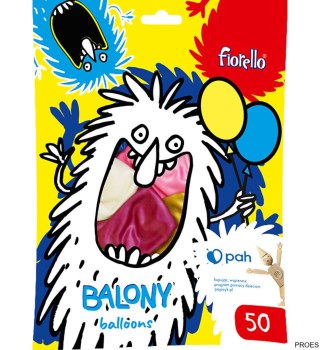 Balon metal mix kolor Fiorello rozmiar 12" (50szt.) 170-2636