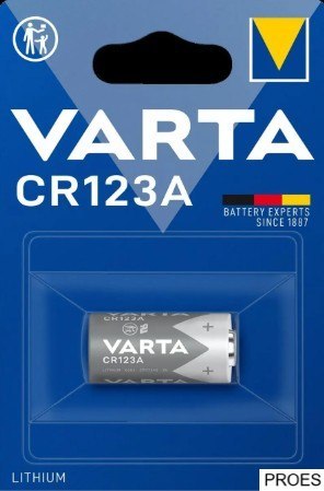 Bateria litowa 3V CR123A VARTA