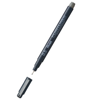 Cienkopis kalibrowany POINTLINER szary 0,5 mm S20P-5N
