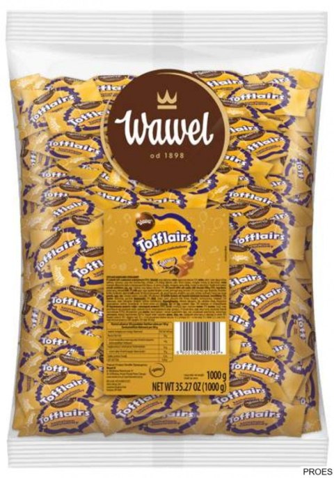 Cukierki WAWEL TOFFLAIRS karmelowo-czekoladowe 1kg