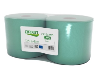 Czyściwo Green 250/1 zielona makulatura (op 2szt) ELLIS 9041