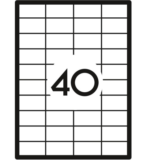 Etykiety samoprzylepne No. 005 52,5x29,7 mm GRAND 150-1032