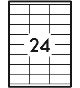 Etykiety samoprzylepne No. 012 70x35 mm GRAND 150-1039
