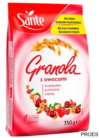 Granola Owocowa 350g, 2133 SANTE