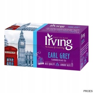 Herbata IRVING Earl Grey 20 kopert czarna