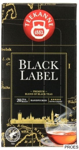 Herbata TEEKANNE Black Label 20 kopert czarna
