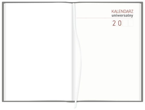Kalendarz A4 dzienny UNIWERSALNY Vivella 238 A4DB czerwony 2027 WOKÓŁ NAS