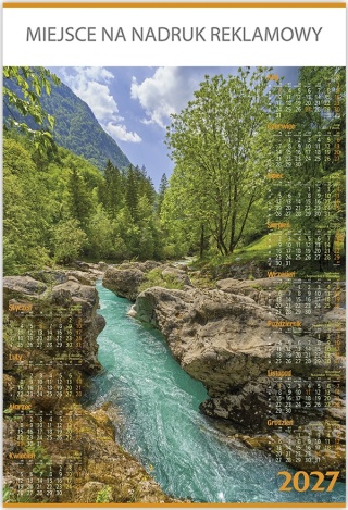 Kalendarz Plakatowy B-1, P05 - POTOK 2027