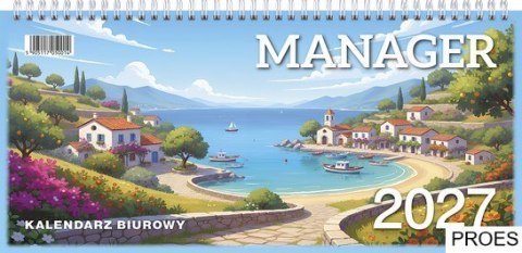 Kalendarz biurowy MANAGER 2027 (H3) TELEGRAPH