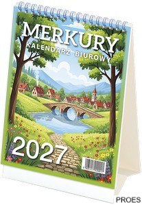 Kalendarz biurowy MERKURY 2027 (H5) TELEGRAPH