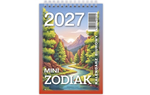 Kalendarz biurowy MINI ZODIAK 2027 (H7) TELEGRAPH