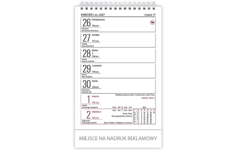 Kalendarz biurowy ZODIAK 2027 (H6) TELEGRAPH