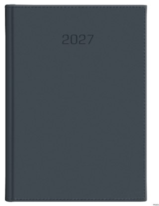 Kalendarz dzienny A5D Vivella, 2027, 216 A5DB GRAFIT, WOKÓŁ NAS