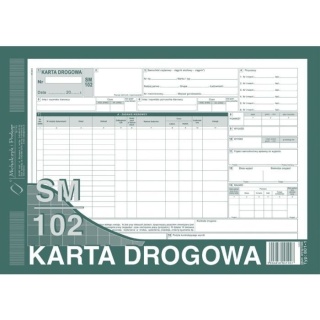 Karta drogowa A4, 80 kartek offset, 10-801-1 DOTTS