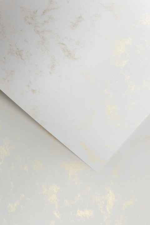 Karton ozdobny MARMUR złoty 220g (20) 205306 Galeria Papieru