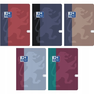 Kołozeszyt Oxford B-You Touch Pastelowy 2-spiralny B5 100 kartek, kratka 5x5mm 400208498