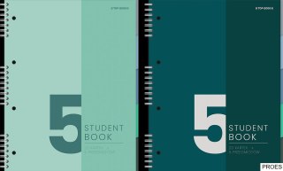 Kołozeszyt Top Studentbook 2SPI A5 100 kartek 70 g kratka 5 przekładek 40017952