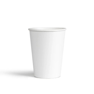 Kubki papierowe białe 350 ml, śr.90mm, biodegradowalny op. 50 szt. 93428