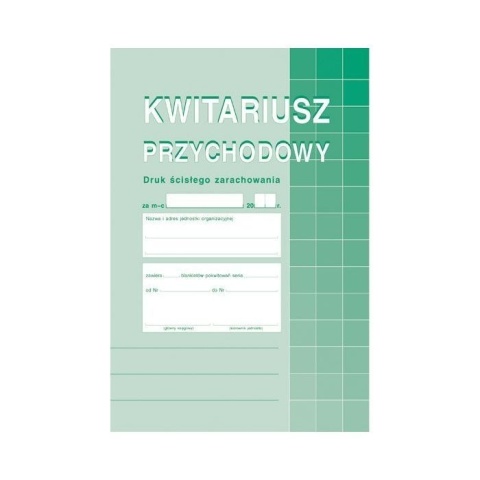 Kwitariusz przychodowy A5, 60 kartek (1+2) 10-400-3 DOTTS