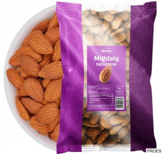 MORESO Migdały kalifornijskie naturalne całe 1kg