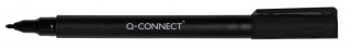 Marker do płyt CD/DVD Q-CONNECT, F, 0,6mm (linia), czarny, KF13321