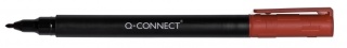Marker do płyt CD/DVD Q-CONNECT, F, 0,6mm (linia), czerwony, KF13323