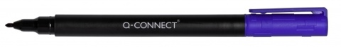 Marker do płyt CD/DVD Q-CONNECT, F, 0,6mm (linia), niebieski, KF13322