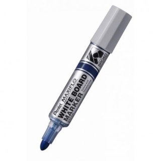 Marker do tablic suchościeralny gruby Maxiflo Pentel MWL5W niebieski