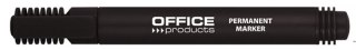 Marker permanentny , okrągły, 1-3mm (linia), czarny, typu OFFICE PRODUCTS 17071211-05