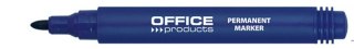 Marker permanentny , okrągły, 1-3mm (linia), niebieski, typu OFFICE PRODUCTS 17071211-01