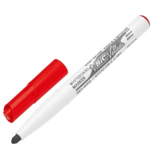 Marker suchościeralny BIC Velleda 1741 czerwony, 9581691