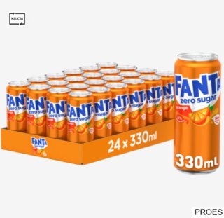 Napój FANTA ZERO 0.33L PUSZKA (24szt.) KAUCJA