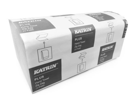 Ręczniki składane KATRIN CLASSIC Zig Zag S, ZZ, 402161, opakowanie: 20 owijek