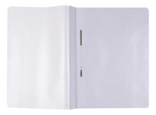 Skoroszyt , PP, A4, miękki, 100/170mikr., wpinany, biały, typu OFFICE PRODUCTS 21104121-14