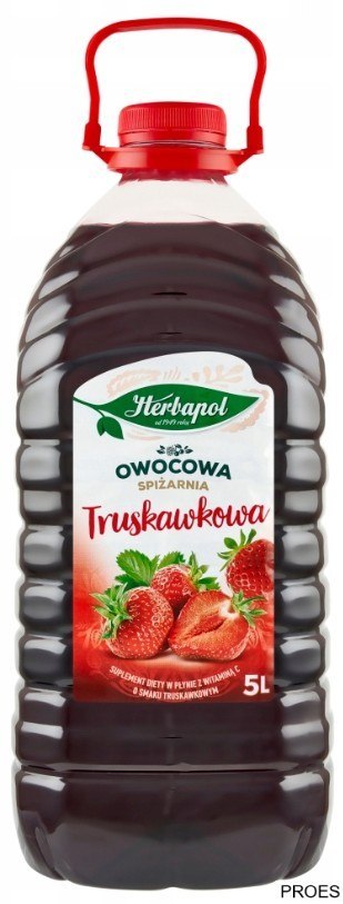 Syrop HERBAPOL Truskawka, 6500g/5l